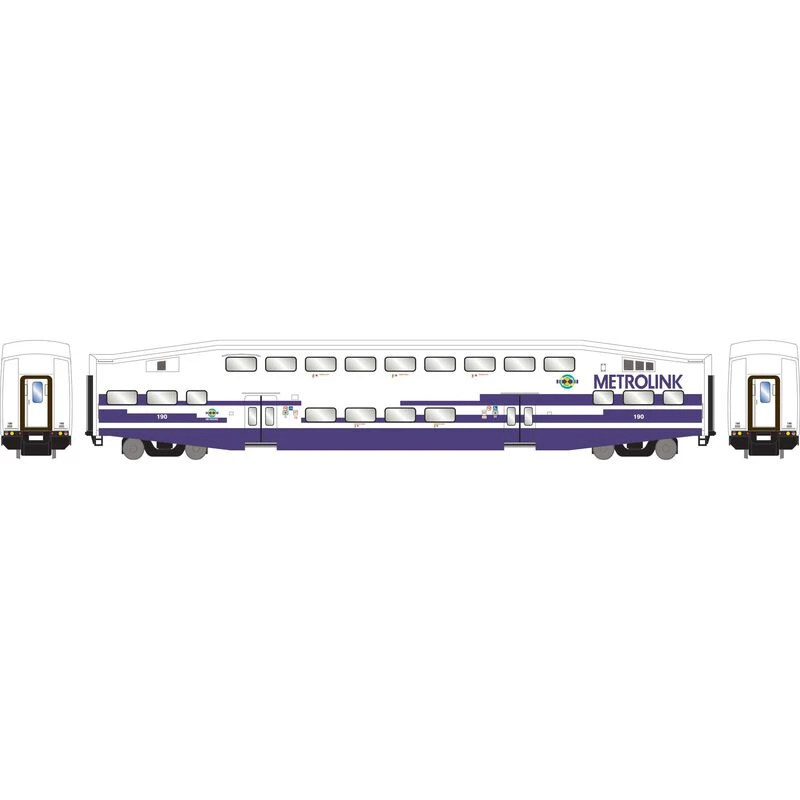 Athearn RTR 29705 HO Scale Bombardier Coach Metrolink As Delivered SCAX 190 - Image 2