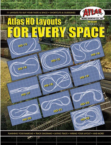 Atlas 11 HO Scale Layouts For Every Space Book