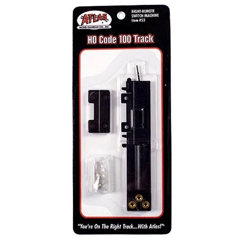 Atlas 53 HO Scale Code 100 Track Remote Right-Hand Switch Machine