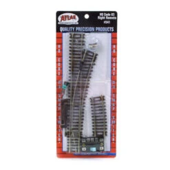Atlas 541 HO Scale Code 83 Remote Right Hand Switch