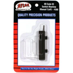 Atlas 586 HO Scale Code 83 Track Manual Left-Hand Switch Machine