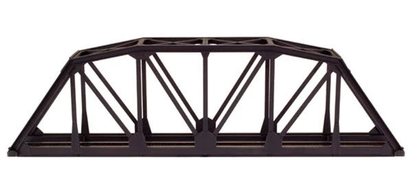 Atlas 593 HO Scale 593 Code 83 Track 18" Through Truss Bridge KIT , Black
