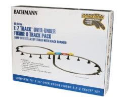 Bachmann 44475 HO Scale Steel E-Z Track Over Under Figure 8 Track Pack