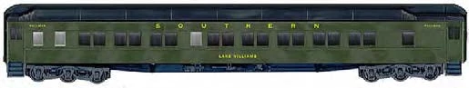 Branchline Trains 5205 HO Scale PS 10-1-2 Sleeper Kit SP "Lake Harriet" - NOS