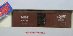 Front Range 4089 HO Scale 40' ACF Rivet Side Boxcar Kit "The KATY" M-K-T 97398 - NOS