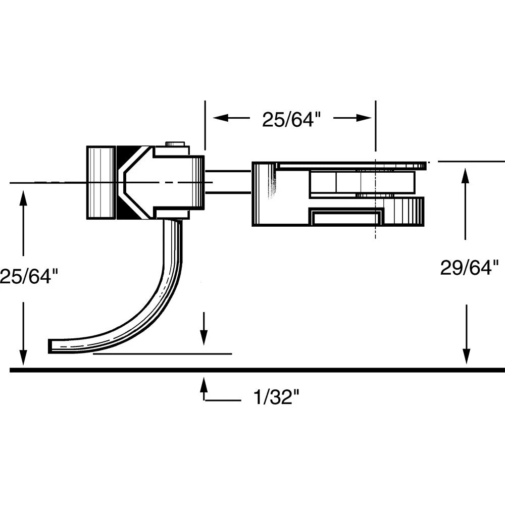Kadee HO Scale #36 Long (25/64") Centerset Shank (2 Pair) - Image 2
