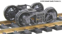 Kadee HO Scale 501 Arch Bar Trucks With 33" Ribbed Back Wheels