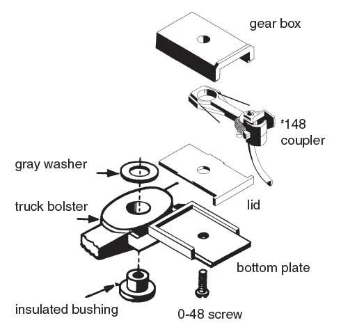 Kadee HO Scale 502 Bettendorf Trucks With 33" Smooth Back Wheels And Ready-to-mount Couplers - Image 3