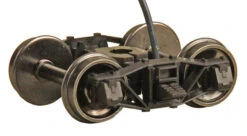 Kadee HO Scale 593 Bettendorf - Arch Bar Caboose Trucks With Electrical Pickup