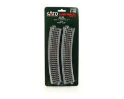 Kato 2210 HO Scale UniTrack 550mm 21-5/8" Radius Curve 22.5-Degree (4 Pack)