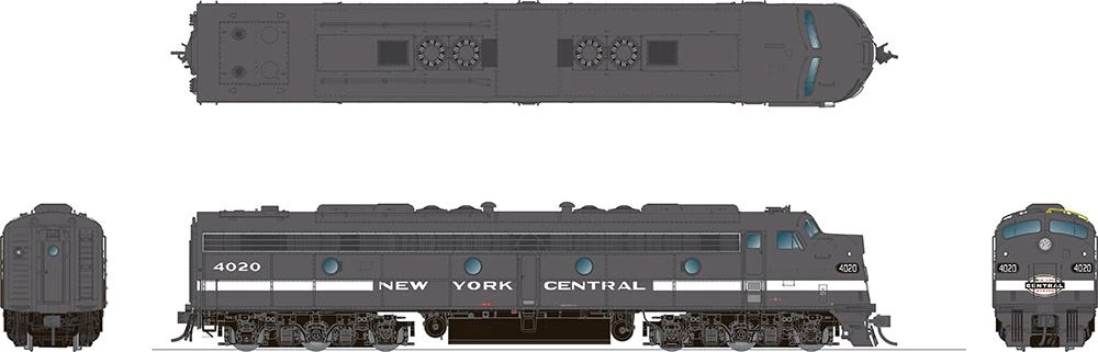 Rapido 028529 HO Scale EMD E8A New York Central NYC 4059 With DCC And LokSound - Image 2