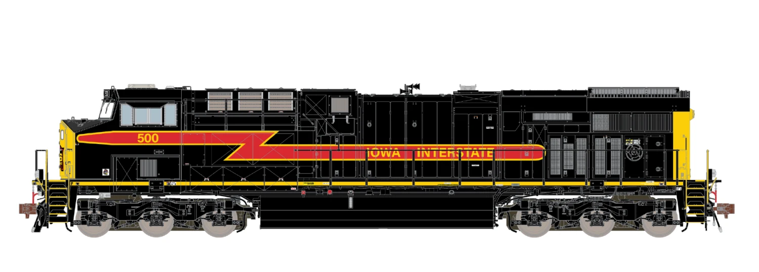 ScaleTrains Rivet 33601 HO Scale GE ES44AC Iowa Interstate IAIS 502 - Image 2