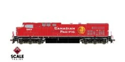 ScaleTrains Rivet 38437 HO Scale GE AC4400CW Diesel Canadian Pacific CP 9604 LokSound