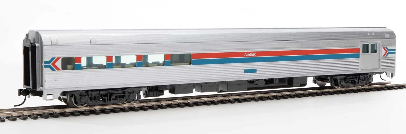 Walthers Mainline 910-30065 HO Scale 85' Budd Baggage Lounge Amtrak Phase I