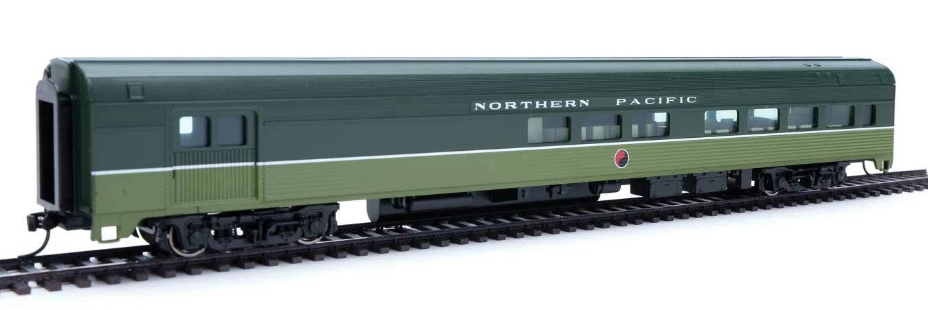 Walthers Mainline 910-30068 HO Scale 85' Budd Baggage Lounge Northern Pacific NP - Image 2